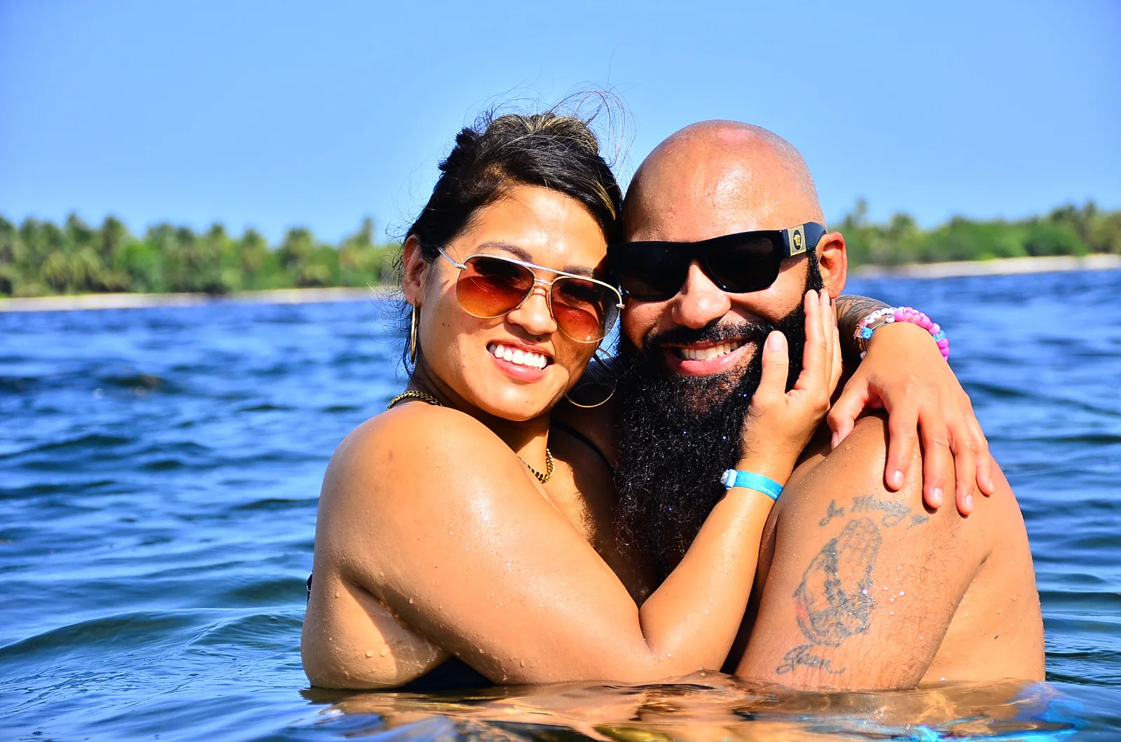 Barco en la playa de Cabeza de Toro, Punta Cana